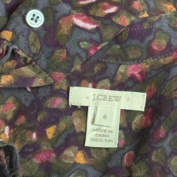 J Crew Multicolor Patterned Blouse - Picture 3 of 3